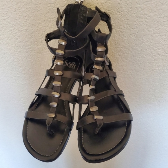 Sofft Gladiator sandals womens black 8.5 - Picture 3 of 7